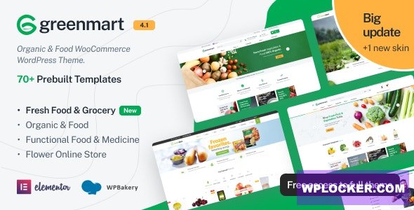 GreenMart v4.3.1 – Organic & Food WooCommerce WordPress Theme