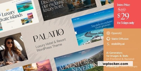 Palatio v1.14.0 – Luxury Hotel & Resort WordPress Theme