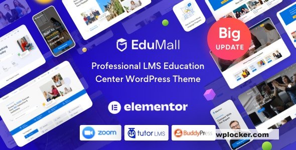 EduMall v4.5.5 – Professional LMS Education Center WordPress Theme