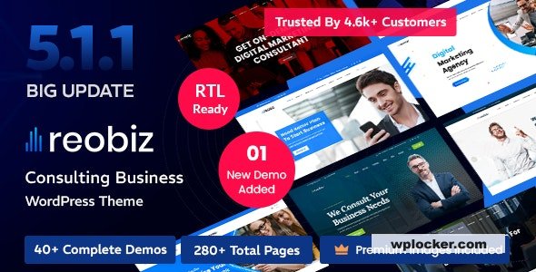 Reobiz v8.0.1 – Consulting Business WordPress Theme