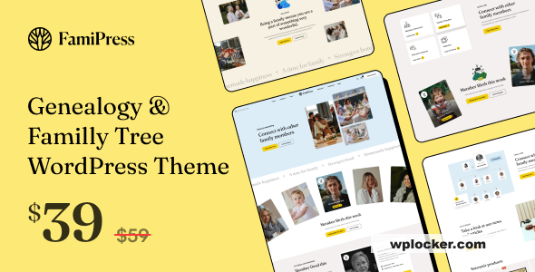 FamiPress v1.2.0 – Genealogy & Family Tree WordPress theme
