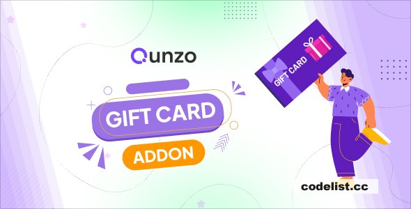Qunzo – Gift Cards Module Addon v1.0