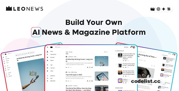 LeoNews – KingMedia Theme – AI News, Viral Magazine & Newspaper