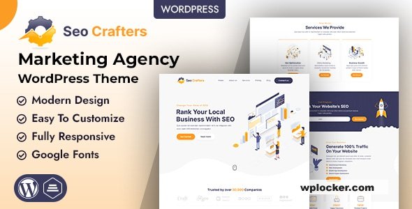 SEO Crafters v1.0 – Marketing Agency WordPress Theme