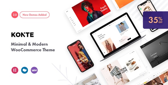 Konte v2.5.0 – Minimal & Modern WooCommerce Theme