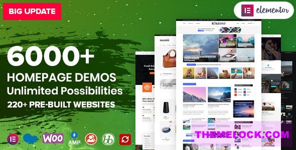 Soledad v8.7.5 – Multi-Concept Blog/Magazine WP Theme