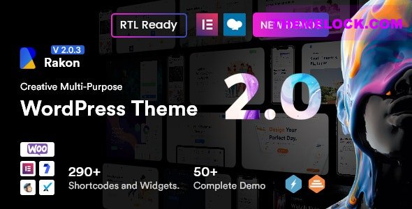 Rakon v2.3.5 – Creative Multi-Purpose WordPress Theme