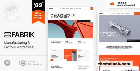 Fabrik v30 – Manufacturing & Factory WordPress