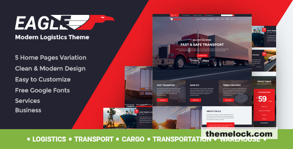 Eagle v2.0.0 – Logistics & Transportation WordPress Theme