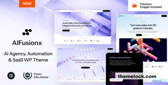 AI FusionX v4 – AI Agency Tech & SaaS WordPress Theme