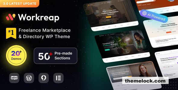 Workreap v3.5.0 – Freelance Marketplace WordPress Theme