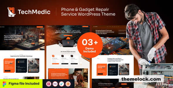Techmedic v1.0.0 – Phone & Gadget Repair WordPress Theme