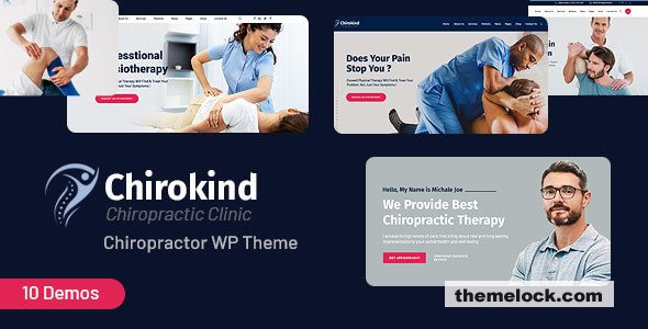 Chirokind v1.3 – Chiropractor And Physical Therapy WordPress Theme