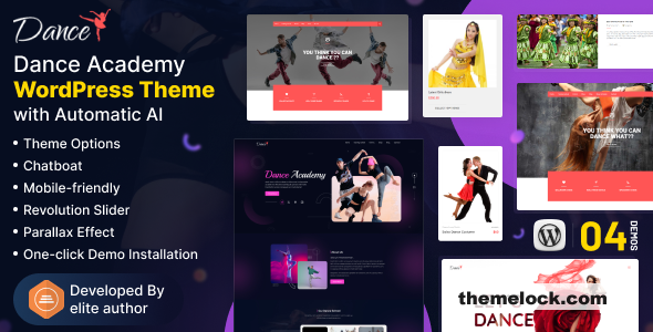 Dance Studio – Dance Studio WordPress Theme