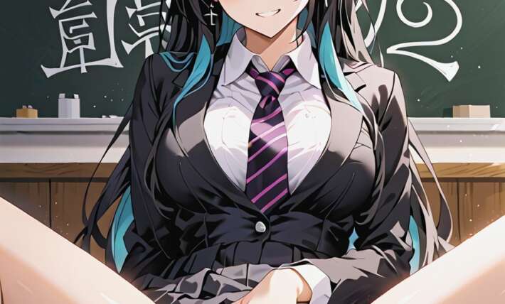 Uniform Happy Female Masturbation