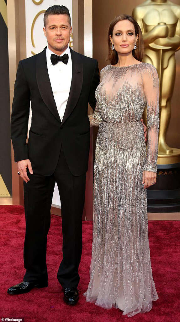 Angelina Jolie cuts glum figure after Brad Pitt asked court to order her to give financial records