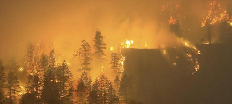 Woman dies in fast-moving BC wildfire as thousands evacuate