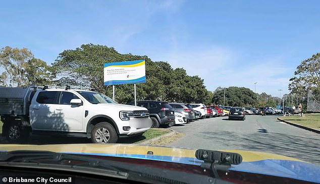 Stephen couldn’t find a free space so he parked his car on the grass… then came the $345 fine