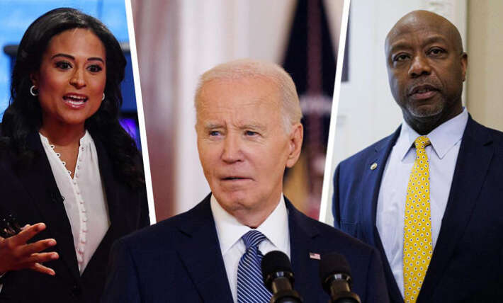 ‘Let me finish’: NBC’s Kristen Welker slams Sen. Tim Scott as he tries to shift blame for rising costs on Joe Biden instead of Donald Trump’s tariffs