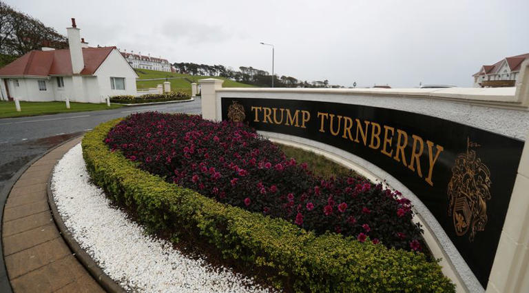 Prosecutors say seven charged with damaging Trump Scottish golf course had ‘terrorism connection’