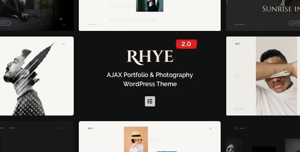 Rhye v4.3.3 – AJAX Portfolio WordPress Theme