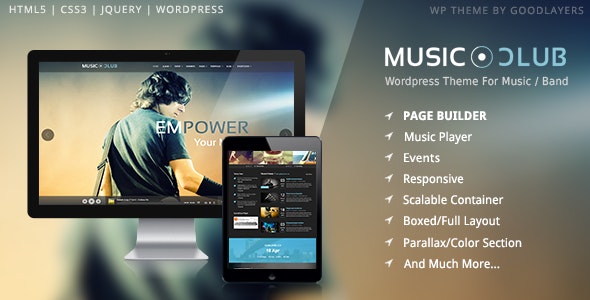 Music Club v1.9.5 – Band | Party WordPress