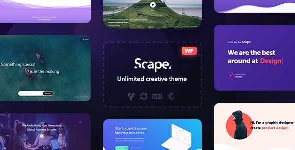 Scape v1.5.17 – Multipurpose WordPress theme