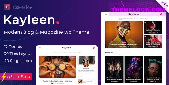 Kayleen v3.4 – Blog & Magazine WordPress Theme