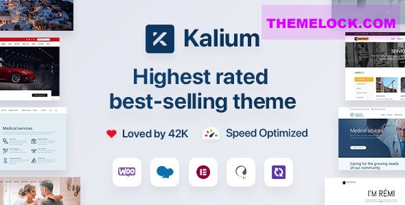 Kalium v3.33 – Creative Theme for Professionals