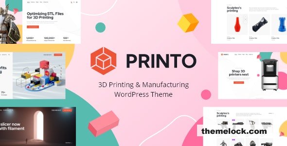 Printo v1.15 – 3D Printing & Manufacturing WordPress Theme