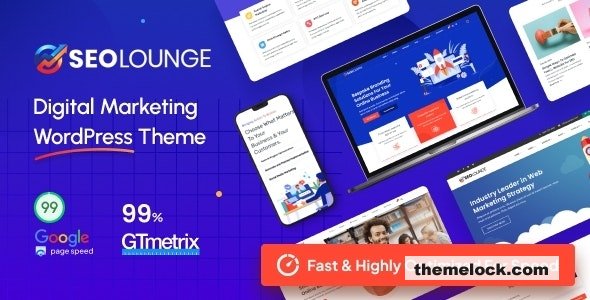 SEOLounge v5.0 – SEO Agency WordPress Theme