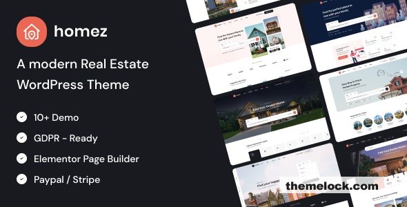 Homez v1.0.32 – Real Estate WordPress Theme