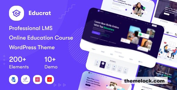 Educrat v1.0.40 – Online Course Education WordPress Theme