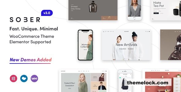 Sober v3.6.4 – WooCommerce WordPress Theme