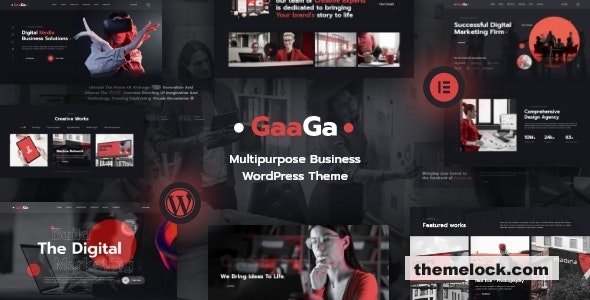 Gaaga v2.0.9 – Creative Agency Theme