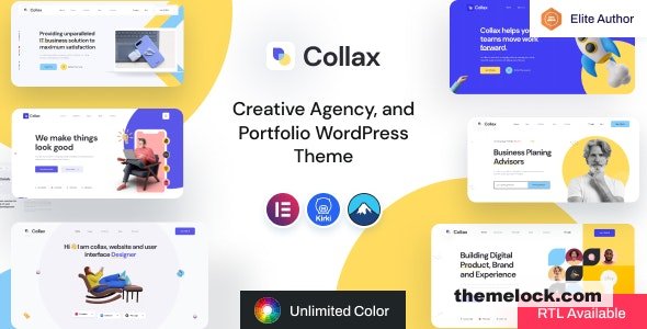 Collax v1.1.8 – Creative Agency WordPress Theme