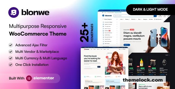 Blonwe v1.3.6 – Multipurpose WooCommerce Theme