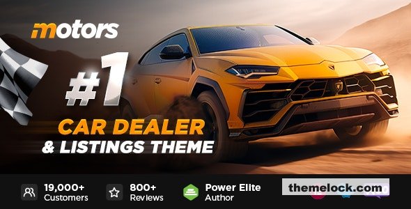 Motors v5.6.98 – Car Dealer, Rental & Listing WordPress theme