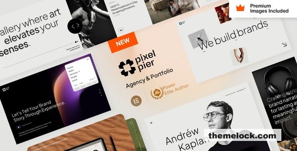 Pixelpiernyc v25 – Creative Agency and Portolio WordPress Theme