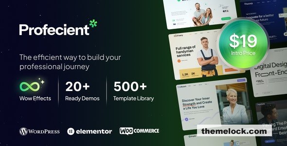Profecient v1.2.0 – Multipurpose Elementor Business & WooCommerce WordPress Theme