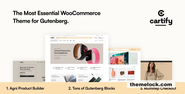 Cartify v1.4 – WooCommerce Gutenberg WordPress Theme