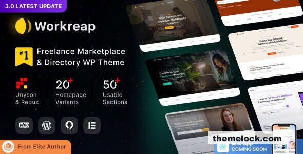 Workreap v3.4.5 – Freelance Marketplace WordPress Theme
