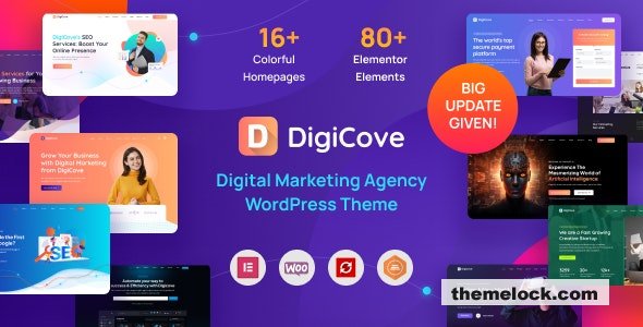Digicove v1.0.6 – Digital Marketing Agency WordPress Theme