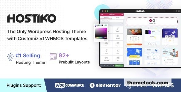 Hostiko v94.5.2 – Hosting WordPress & WHMCS Theme