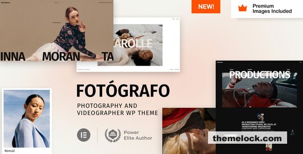 Fotógrafo v28 – Photography Videographer WordPress Theme