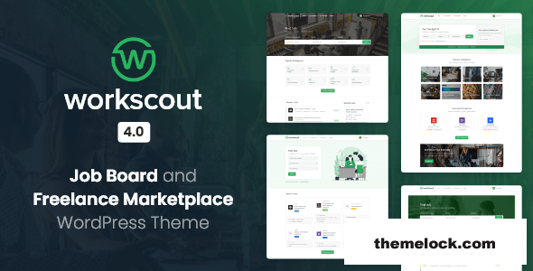 WorkScout v4.1.12 – Job Board WordPress Theme
