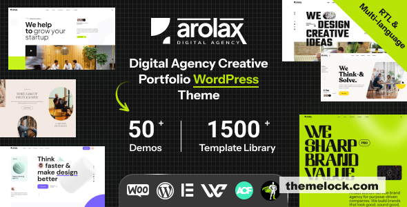 Arolax v4.0.4 – Creative Digital Agency Theme