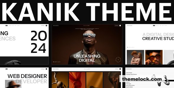 Kanik v1.0.2 – Minimal Digital Agency WordPress Theme