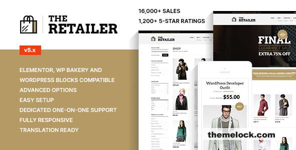 The Retailer v7.5 – Responsive WordPress Theme