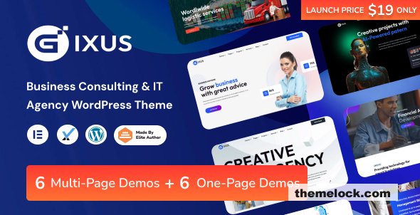 Gixus v2.8 – Business Consulting & IT Agency WordPress